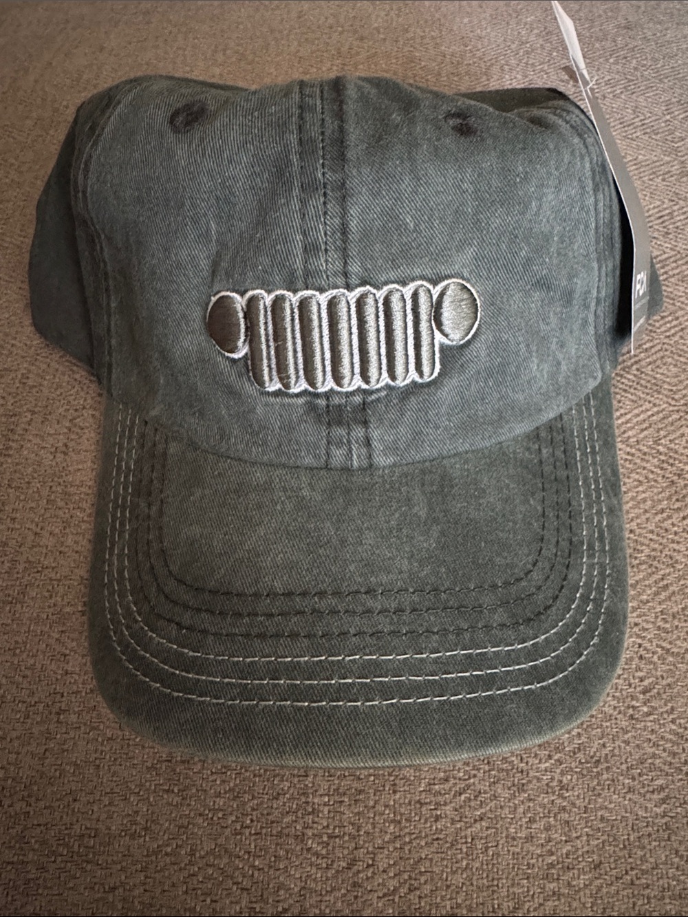 Jeep Green Grill Snap Back Cap New!